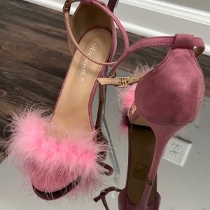 💕Sexy Barbie pink fur pump💕